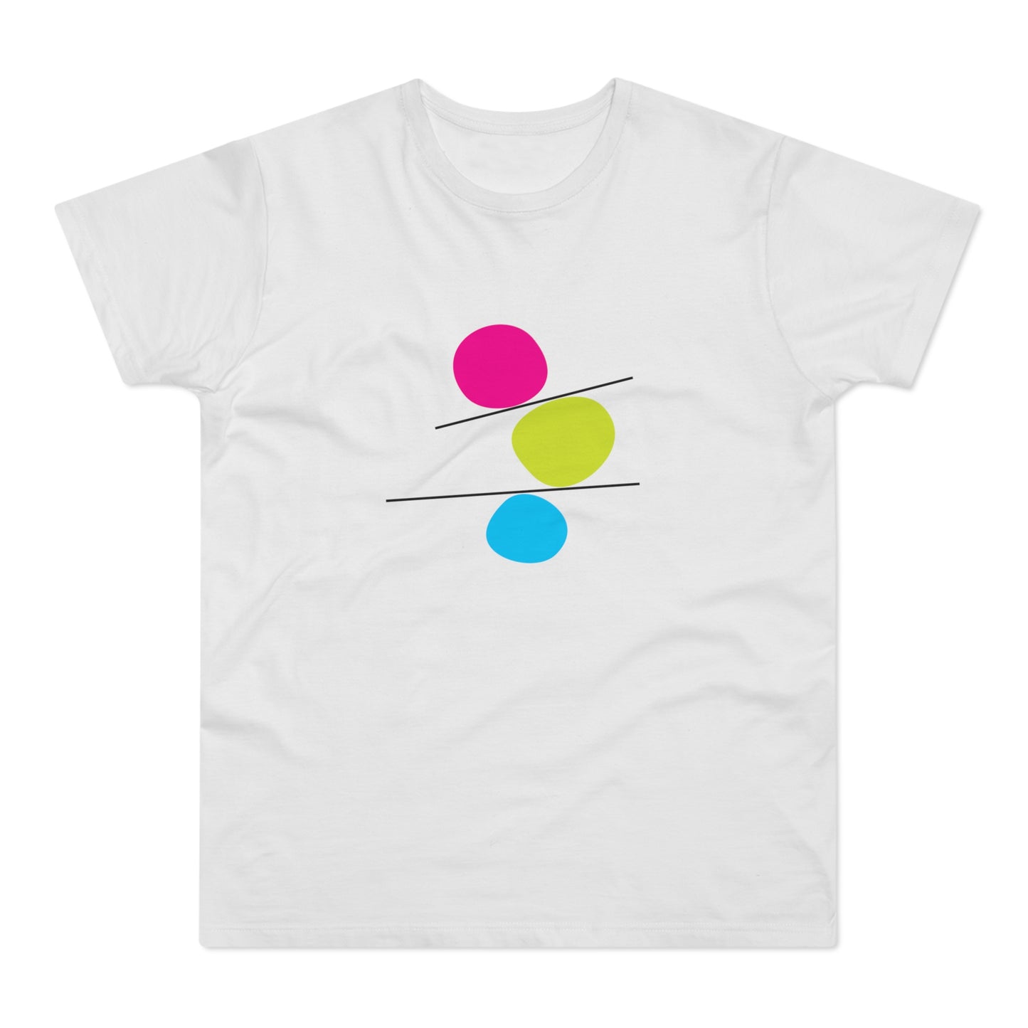Colorful Abstract Men's T-Shirt - Casual Art-Inspired Tee for Everyday Wear